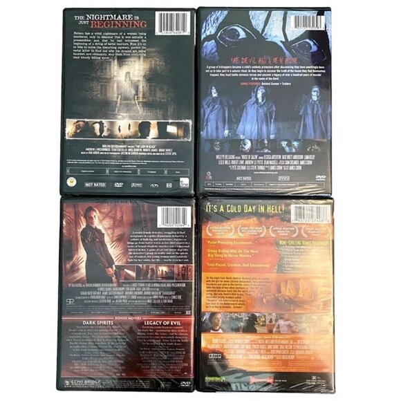 Horror DVD Movie Lot of 4 The Other Side House of Salem Charismata Lady in Black - Picture 2 of 6